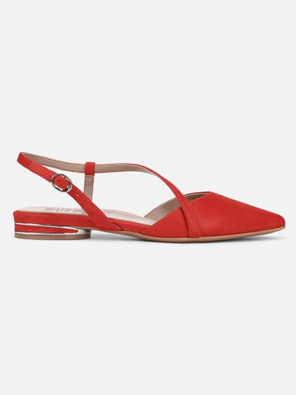 Naturalizer Red hawaii slingback flats NWT - Picture 2 of 6